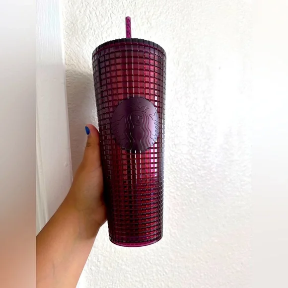 Burgundy Starbucks Cup